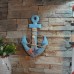 Wooden Wall Door Hanging Anchors Nautical Anchor Sign Bathroom Decorative Crafts   263466718608